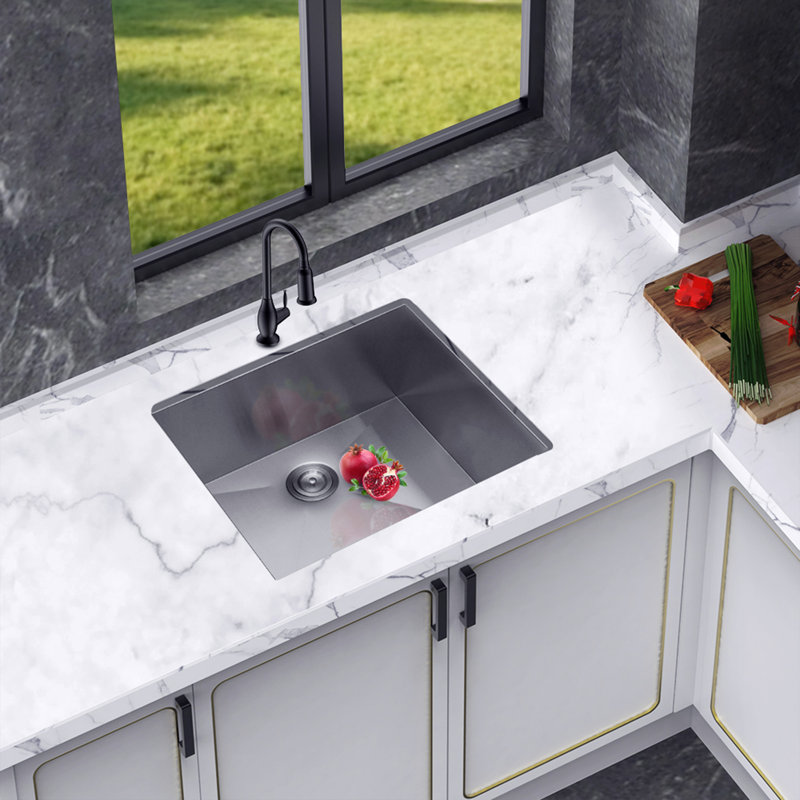 Undermount Single Bowl Stainless Steel Kitchen Sink