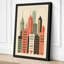Urban Skyline Art Deco - Wrapped Canvas-2143058600-2143058581
