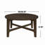 Table basse ronde en bois massif
