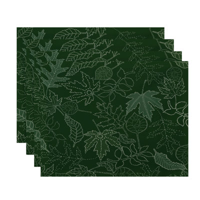 Maxson Polyester Floral Rectangle Placemat