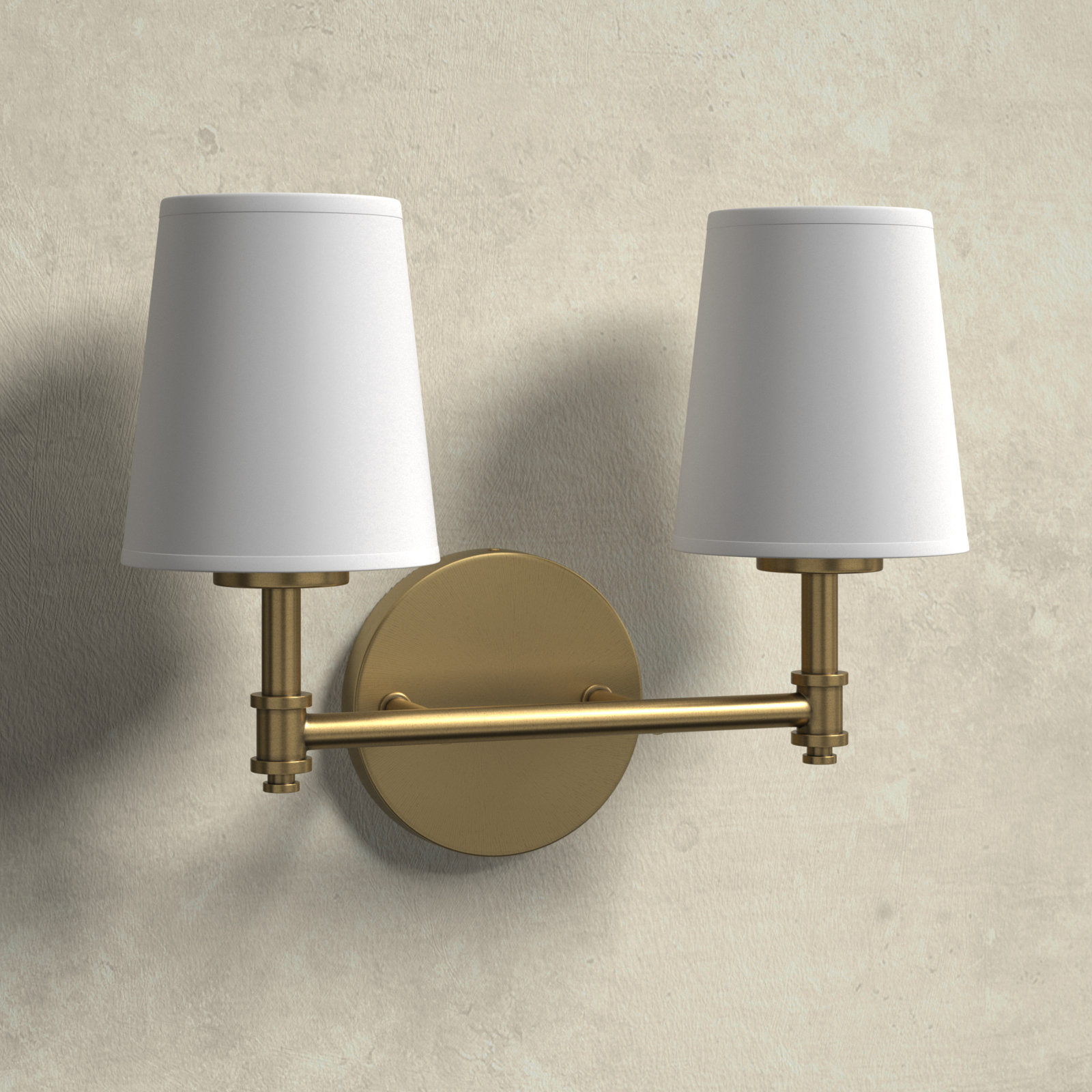 Edin 2 Light Dimmable Vanity Light