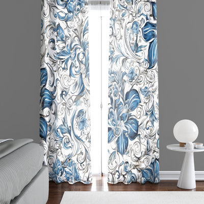 Semi Sheer Curtain Pair