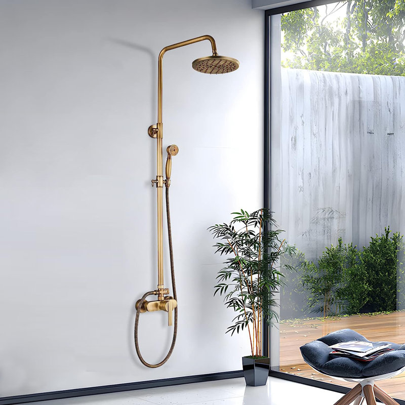 Yasmeen Complete Shower System with Adjustable Shower Head