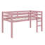 Lit mezzanine simple surélevé avec échelle-2028300187