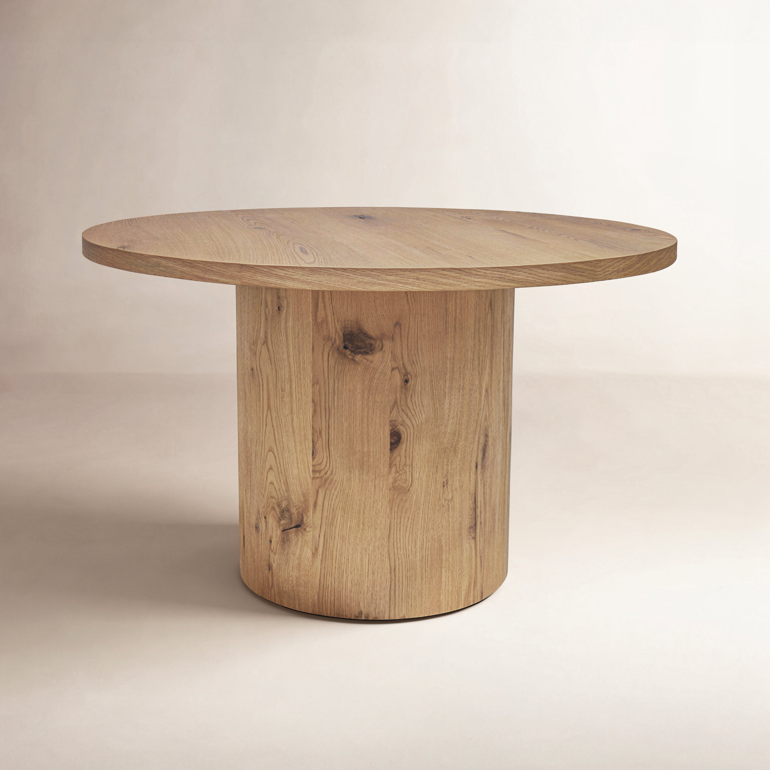 48" Oak Dining Table