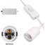 Cordon pour lanterne suspendue à rallonge simple de 15 pi avec 4 culots E26 Simple Deluxe