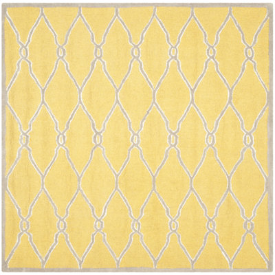 Cannen Hand Tufted Wool Geometric Rug