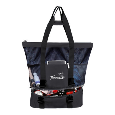Tirrinia Large Beach Tote with Cooler, Womens Mesh Bag, Pool Beach Summer Must Haves -  1TRCB00112BK