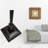 Amarily 62" Brown Two Light Beige And Brown Geometric Stained Glass Floor Lamp