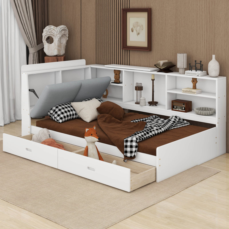 Richella Upholstered Daybed, White