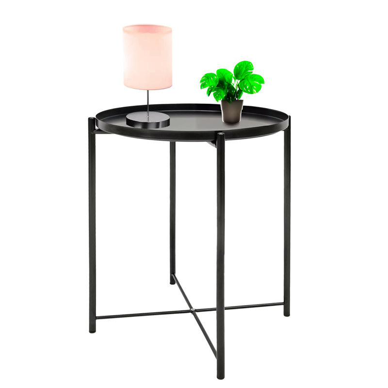 Steel Top End Table