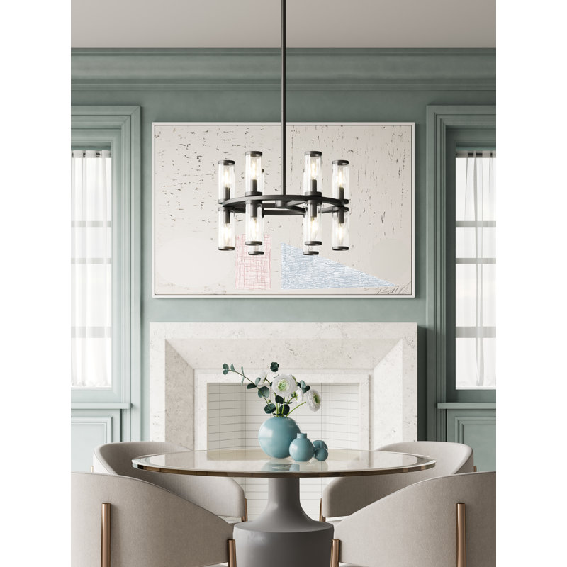 Revolve 12 - Light Chandelier, Polished Nickel