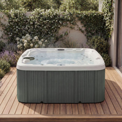 Lifesmart LS450DX 110 Volt 7-Person 22-Jet Square Plug and Play Hot Tub