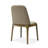 Courding Modern Vegan Leather Upholstered Ash Wood Side Chair in Tan-124549519