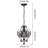 Modern Mini Crystal Chandelier, Small Hanging Light Fixture with 1 Light-2089424983