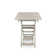 Patagonia Fully Assembled All-Weather Recycled HDPE Outdoor Folding Bar table
