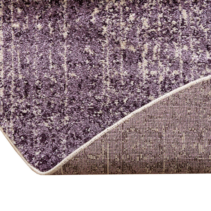 Tapis mauve Elsmere, Rond 6 pi 1 po x 6 pi 1 po