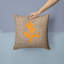 Coussin décoratif intérieur/extérieur corail en toile jute-32014103-32014101
