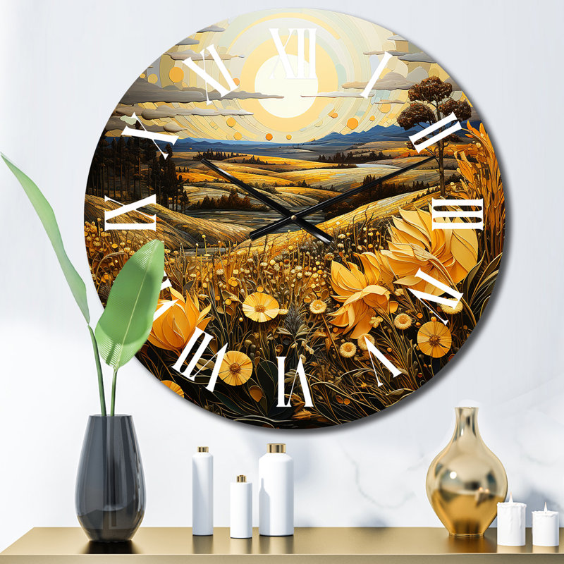Demetris - Landscapes Wall Clock, Small