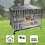 Cage pour chien Amberjo en acier inoxydable avec cage verrouillable-387443946