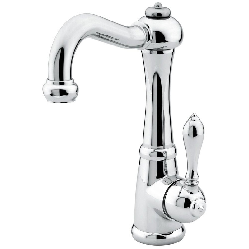 Robinet de cuisine à poignée simple Marielle, Chrome poli