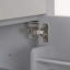 Meuble-lavabo 30 po avec lavabo en céramique, meuble-lavabo simple gris moderne avec 2 portes et une tablette, portes à fermeture douce-868542826