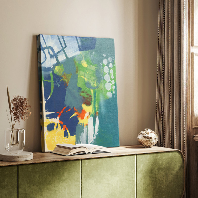 Tropical graphiques III - galerie Cavas personnalisée, H 36 po x l 24 po