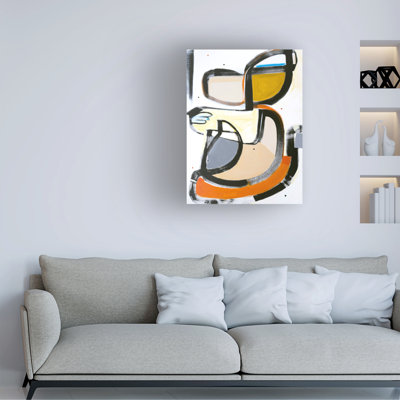 Wrapped Canvas Wall Art - Kirsty Black 'Mousey Mousey' Wall Art for Living Room, Bedroom, or Office Décor - 18x24
