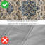 Ensemble de literie 7 pièces Southshore Fine Linens Persia Indigo pour lit double/queen, avec couette en cachemire surdimensionnée à médaillon, 2 taies d'oreiller standard, 2 taies d'oreiller carrées et 2 coussins décoratifs-110731486-110731398
