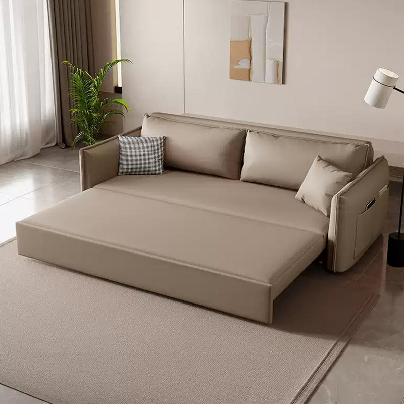 Canapé de salon simple en tissu extensible avec rangement Modern Tech