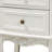 Baxton Studio Darlene Classic and Traditional French White and Cherry Brown Finished Wood 2-Drawer End Table