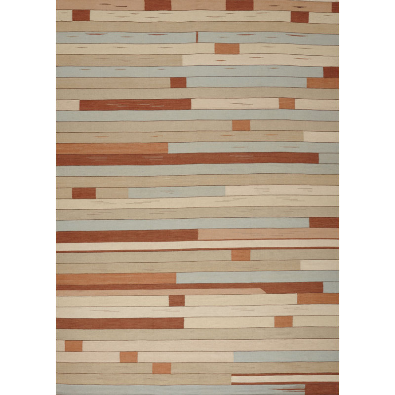 Striped Area Rug in Brown/Beige