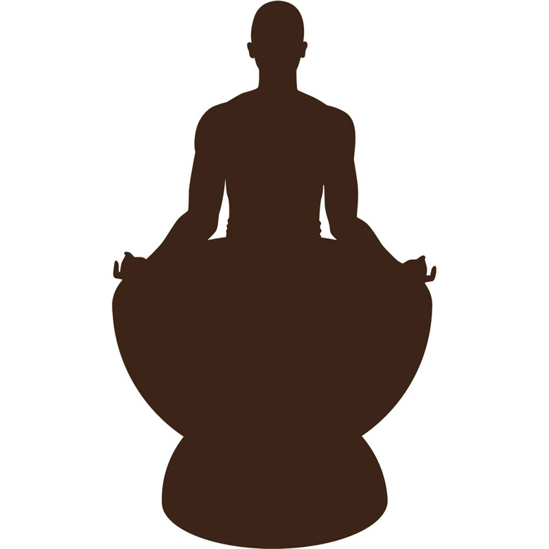 Religious & Spiritual Non-Wall Damaging Wall Decal, Brown, 48" H x 28" W