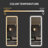 Full Length LED Wall Mirror with Adjustable Lights, Rounded Corners