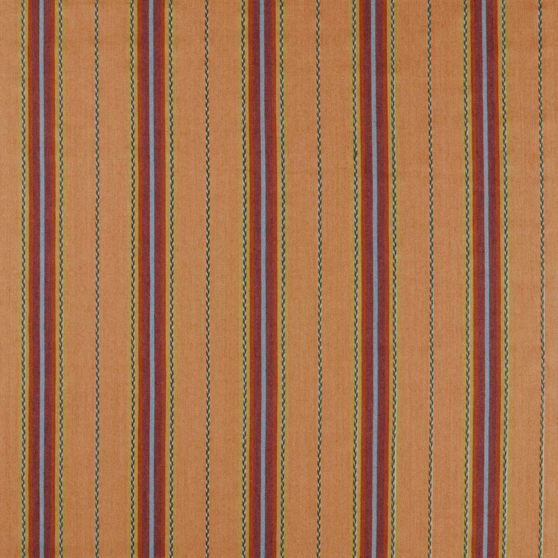 Lechlade Stripe, Mulberry/Apricot