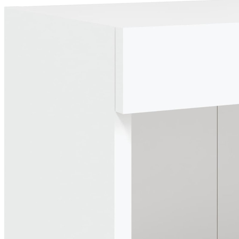 Burdue Unfinished Entertainment Centre for TVs up to 24" with Fireplace Included, White