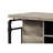 Metal And Composite Wood Counter Height Table In Gray Oak Antique & Sandy Table, 100lbs Weight Capacity