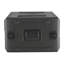 Étui de rangement 6U, profondeur de 15 po, étagère peu profonde avec compartiments pour micros, construction en polyéthylène, loquets encastrés, installation facile pour amplificateur, profondeur interne de 13,8 po-1059210239