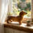 Brown Dachshund Statue
