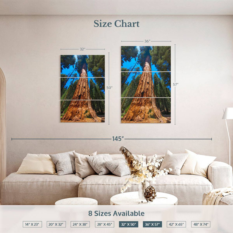 Alvord Towering Sequoia Tree, 57" H x 36" W