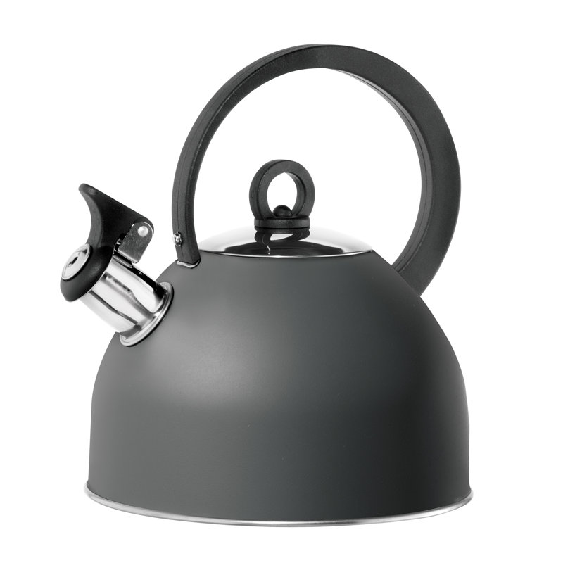 Bouilloire sifflante Oggi Brew 64 oz / 1,9 Lt noir, Noir