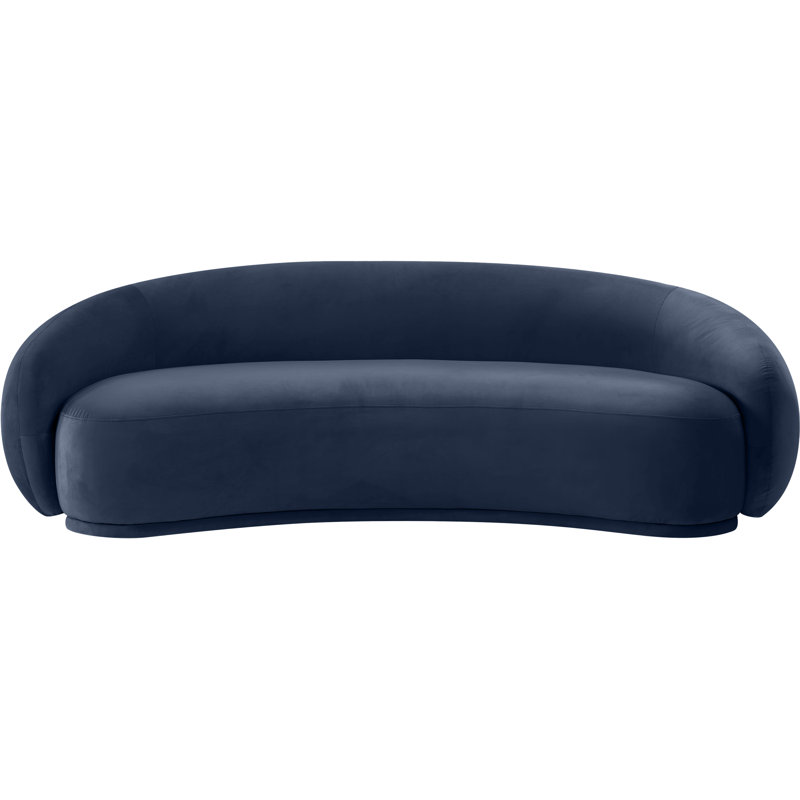 Emery Velvet Sofa, Navy Velvet