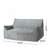 Sadlier Velvet Bean Bag Sofa-797373402-725424879
