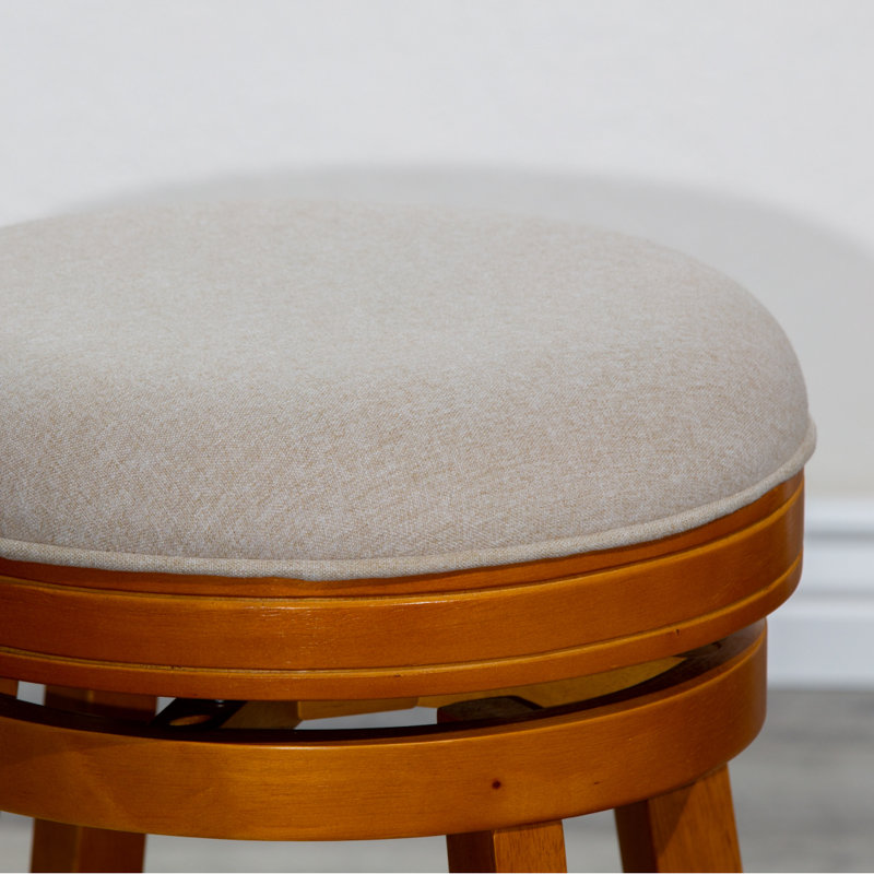 Tabouret, siège en tissu, Naturel
