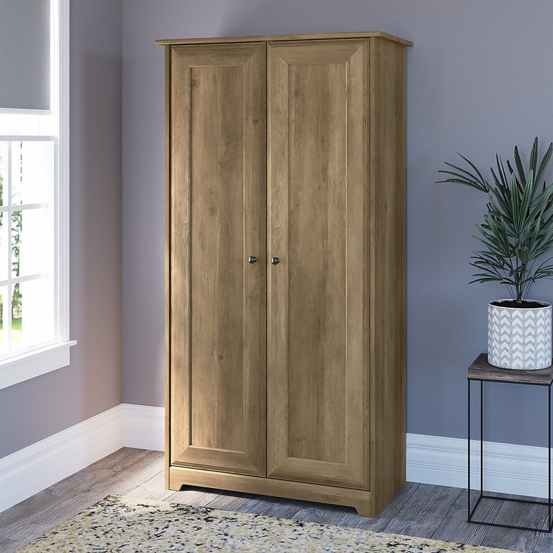 Armoire de rangement à 4 tablettes Huckins, Pin récupéré
