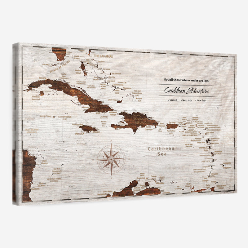 Pin's Wanderer II Caraïbes Amrico, H 32 po x l 48 po