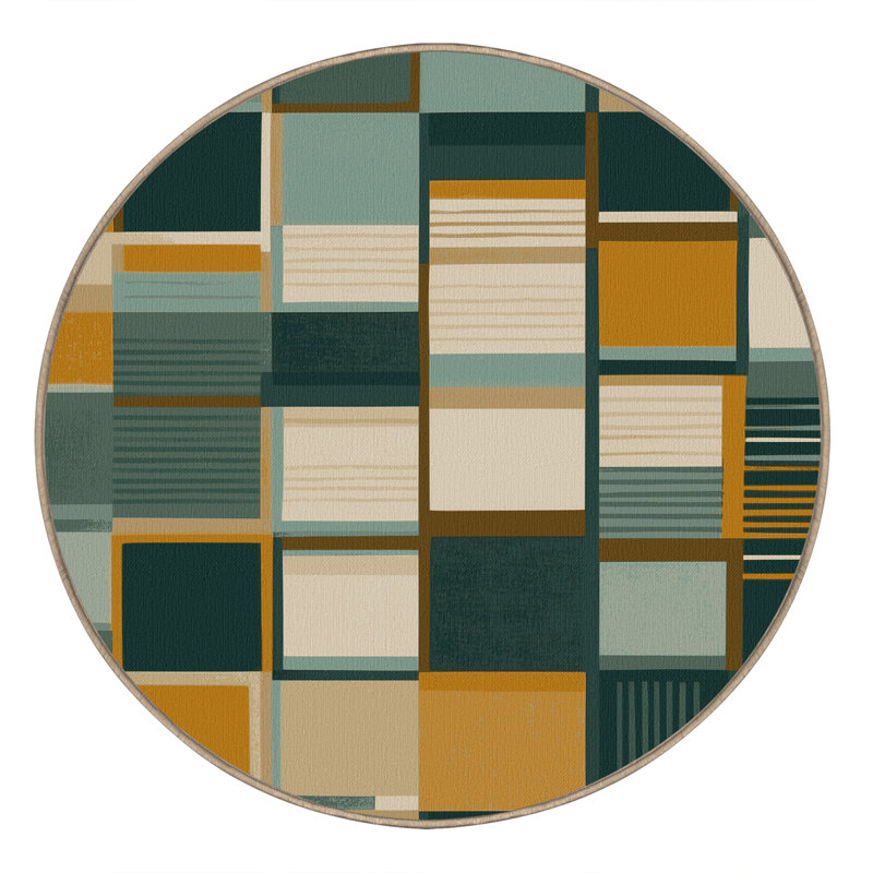 Terra Spectrum Rug, Round 7'