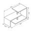 Table basse avec rangement Thompsonville