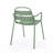 3-Piece Metal Outdoor Bistro Patio Set - Dark Green-374036856