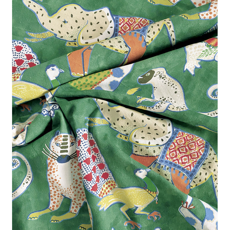 Tissu de coton Hullabaloo, Vert